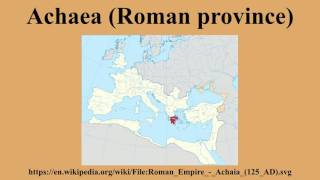 Achaea (Roman province)