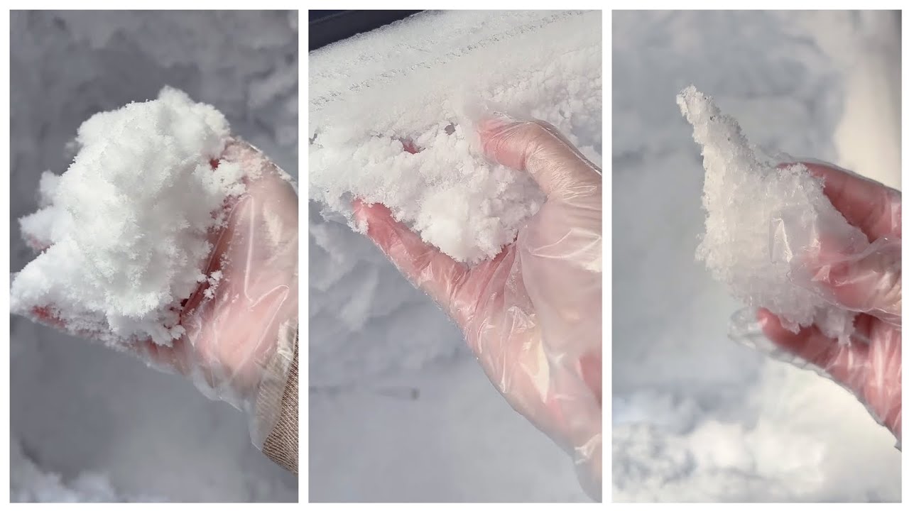 Freezer Frost Eating ❄️ Thick Frost Handful 🥶 