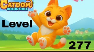 Catdom color hole level 277 solution and walkthrough for gameplay 