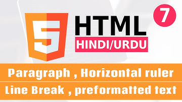Paragraphs ¶, Horizontal Rules , Line Breaks, and Preformatted Text in html
