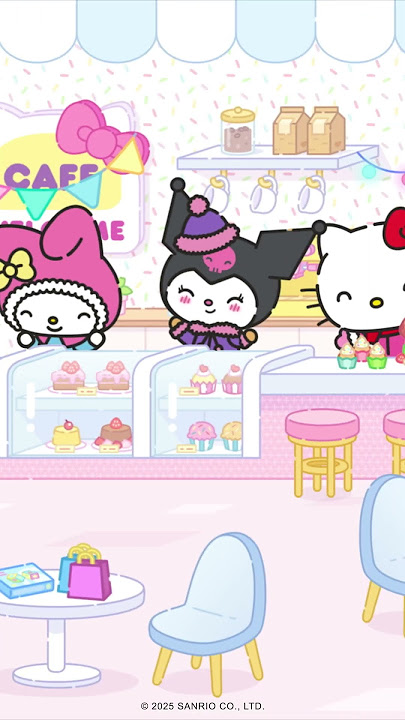 #hellokittyandfriends give Pochacco a brithday surprise! 🎁 #sanrio #pochacco