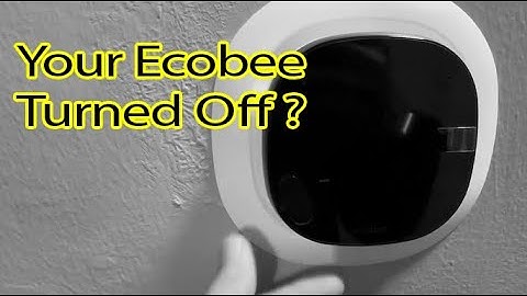 Ecobee turned off? A/C cooling Thermostat issue solved.