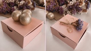 🎁 How to make a Gift Box 2 (DIY)  🎁