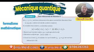 Formalisme mathématique exercice 1