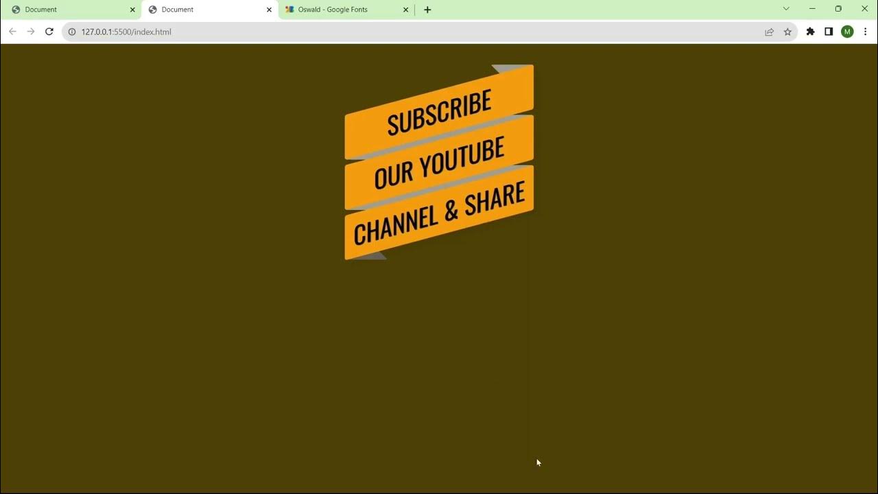 Fancy Banner | Html Css Project For Beginner | Stylish Banner ...