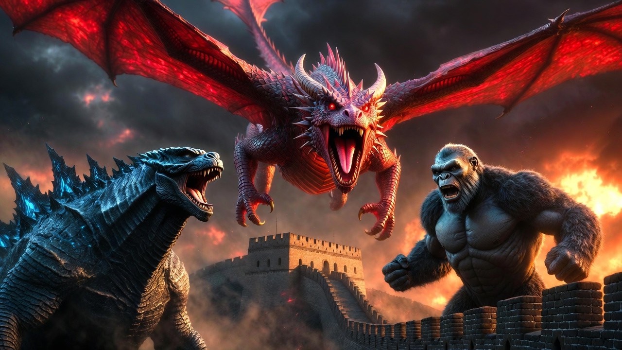 Three Titans Clash on the Great Wall of China