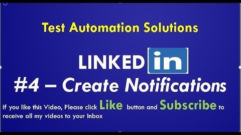 LinkedIn | Create Job Alert Notifications | Tutorial # 4