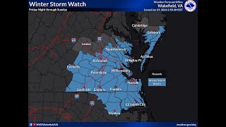 National Weather Service Wakefield, VA Winter Storm Briefing