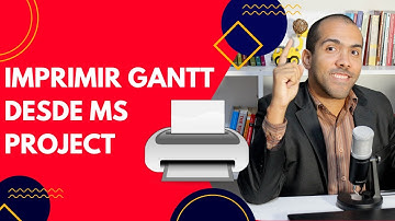 ✅✅✅ Imprimir en Ms Project (SOLUCIONADO)