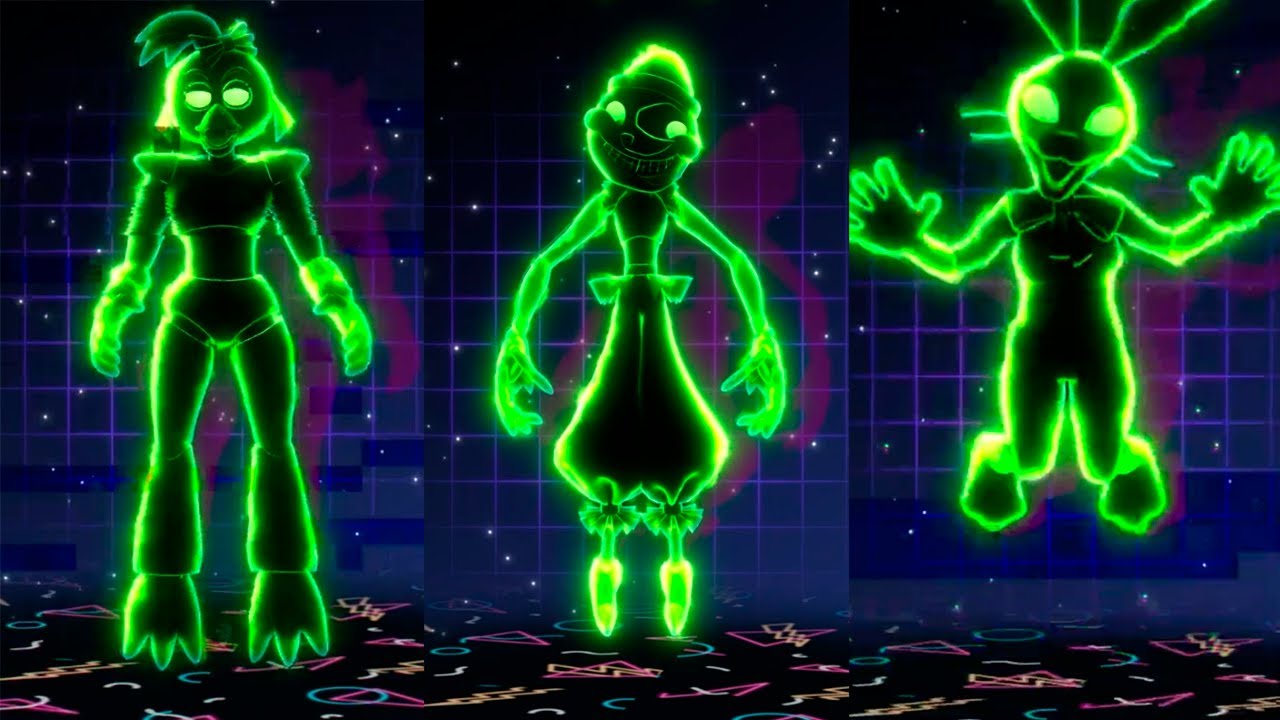 Fnaf AR Glitch Security Breach Workshop Animatronics - YouTube