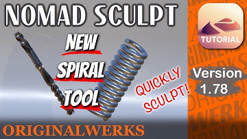 Nomad Sculpt Tutorial: Spiral Tool