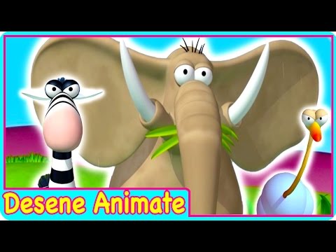 Desene animate in romana FURTUNA IN JUNGLA cu Elefantul amuzant episod nou desene pentru copii