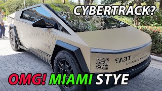 TESLA CYBERTRUCK - A rare find! Unique design, only one copy in Miami, Florida.