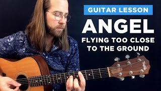 Video thumbnail of "🎸 How to play "Angel Flying Too Close to the Ground" • Willie Nelson guitar lesson w/ chords n tabs"