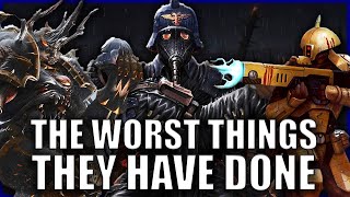 The Most Heinous Atrocity Committed By Each Faction | Warhammer 40k Lore