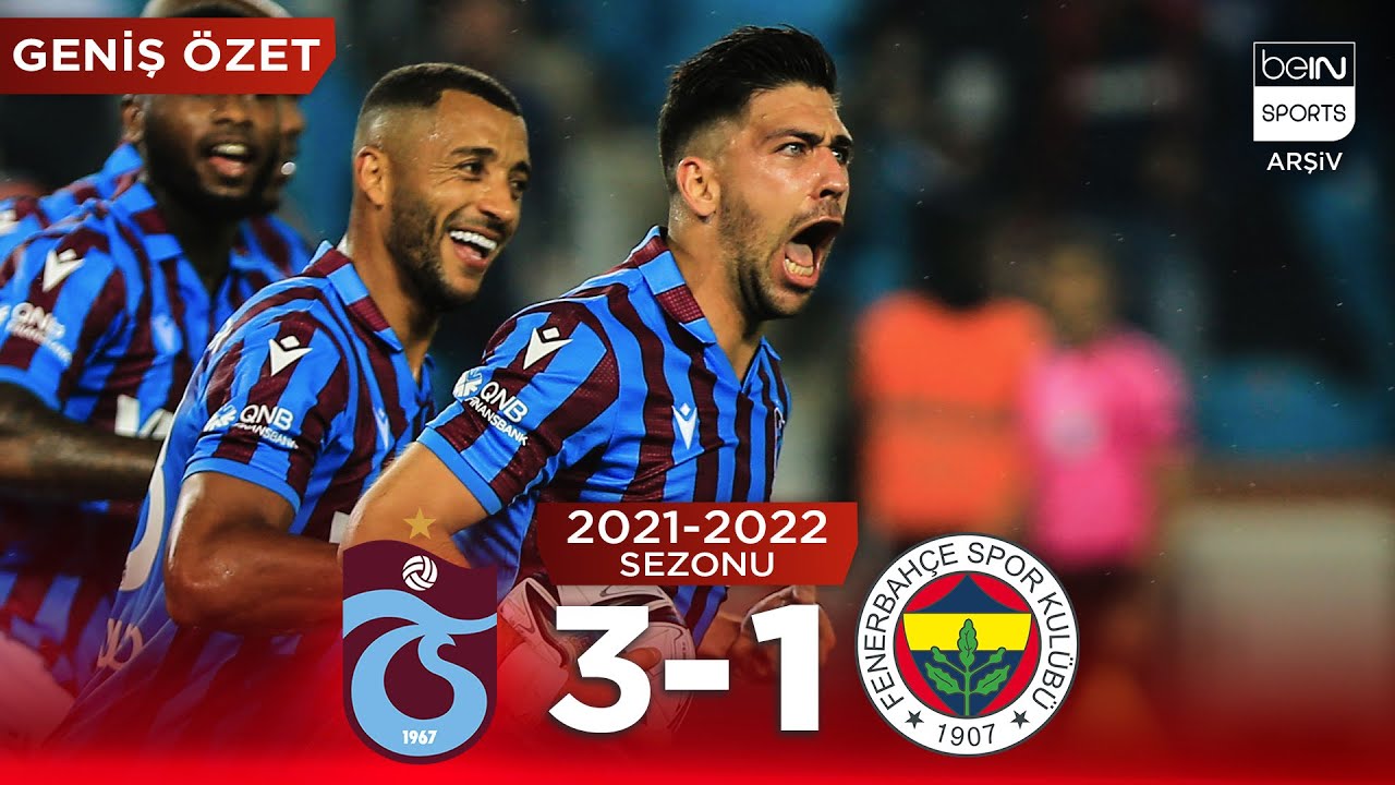 GENİŞ ÖZET: Trabzonspor (3-1) Fenerbahçe | 9. Hafta - 2021/2022
