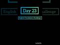 Day 23 Improves Vocabulary In an Easy way #motivation #englishvocabmaster #spokenenglish #reel