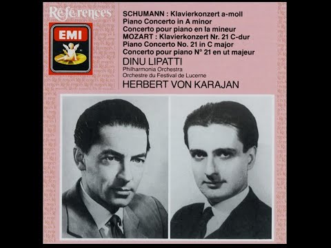 Mozart: Piano Concerto No.21 Lipatti/ Karajan/ Lucerne Live