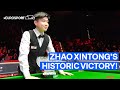 Zhao Xintong Reacts To Historic Victory At 2022 German Masters | Eurosport Snooker