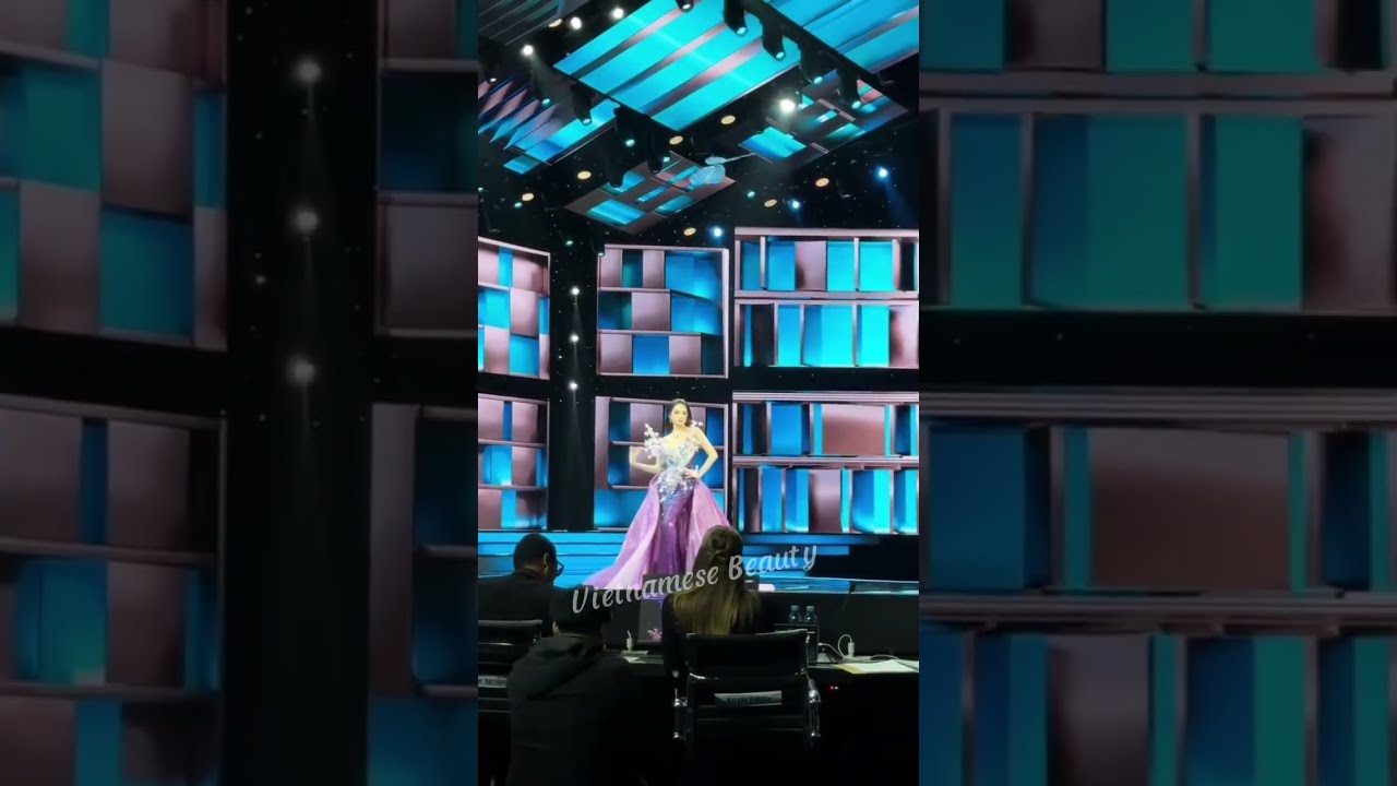 Stunning Vietnam Evening Gown Animation: Design & Beauty Revealed #mgiallstars