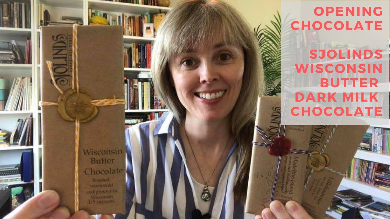 Opening Sjolinds Chocolate House Wisconsin Butter Chocolate YouTube