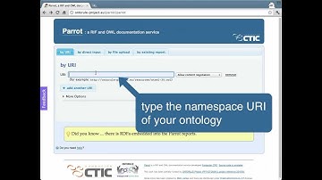 Parrot, an RIF and OWL documentation service