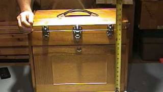Wooden Knife Chest http://www.harborfreight.com/eight-drawer-wood-tool-chest-94538.html.