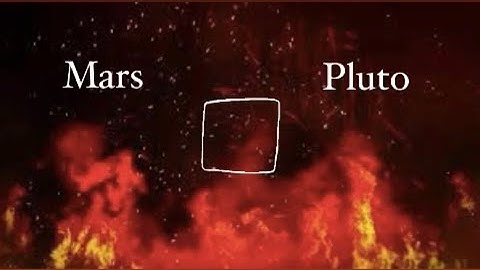 Mars square Pluto