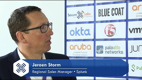 Splunk - Operationele Intelligentie - interview Jeroen Storm