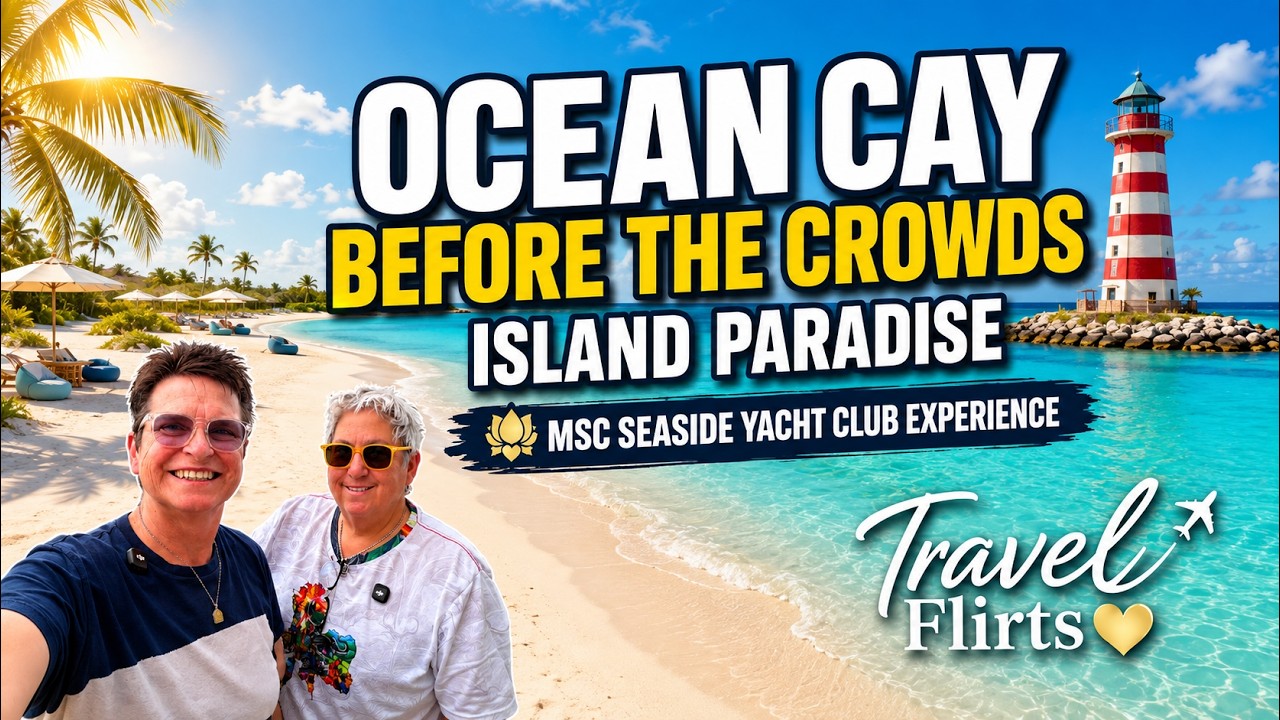 MSC Seaside Ocean Cay Private Island Paradise! Walking Tour & Hidden Gems! Full Yacht Club Review!