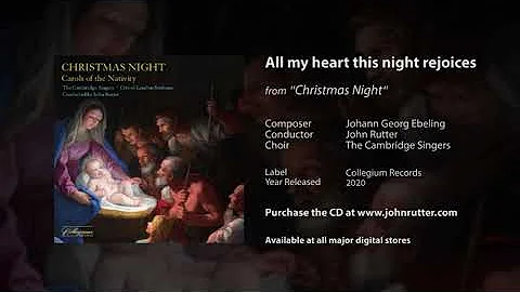 All my heart this night rejoices - Johann Georg Eb...