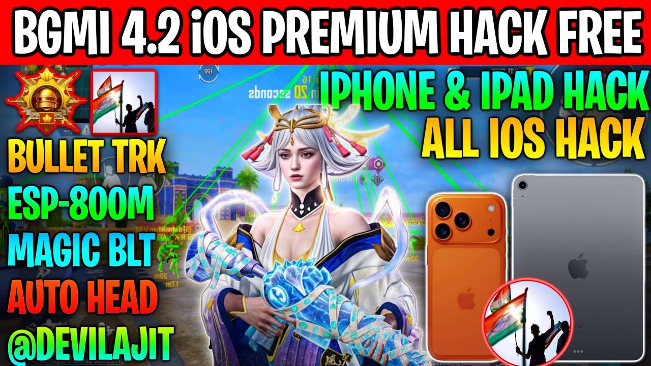 BGMI 4.2 iOS Hack Latest 2026 | Safe For Main IF |DIRECT INSTALL SKIN HACK BGMI WINIOS ¡OS 4.2 ZERO