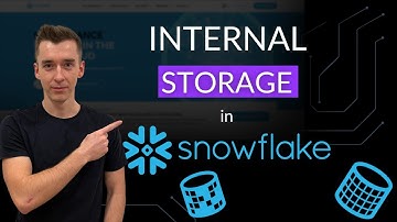 Snowflake Data Storage Explained | Internal Stages