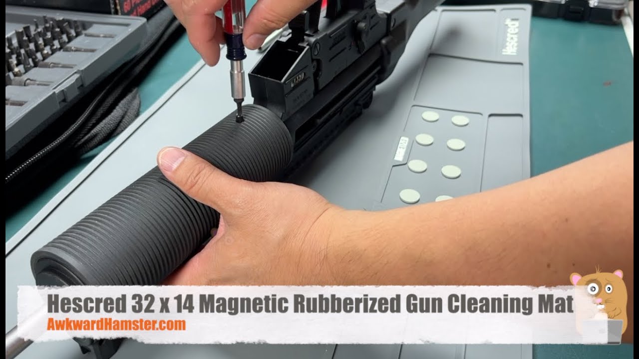 Hescred 32x14 Magnetic Rubberized Gun Cleaning Mat Review 