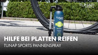 Was tun bei einem platten Fahrradreifen? – Hilfe dank TUNAP Sports Pannenspray