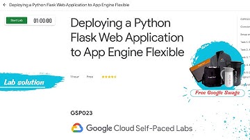 Deploying a Python Flask Web Application to App Engine Flexible Lab Solution || #GSP023 || Free Swag