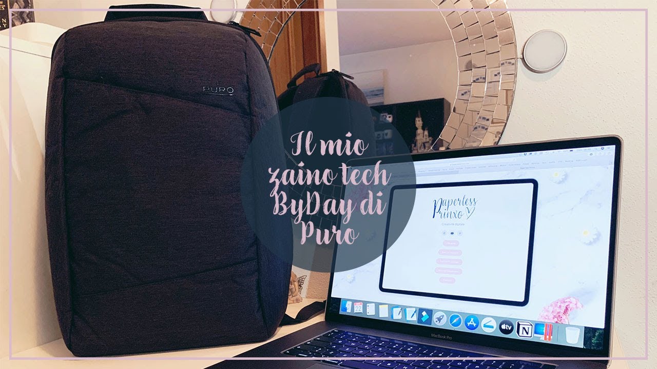 Zaino Puro Byday Nero/Grigio porta pc con porta USB in offerta su TIM  Retail. | TIM Retail