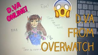 Drawing of D.va from Overwatch!