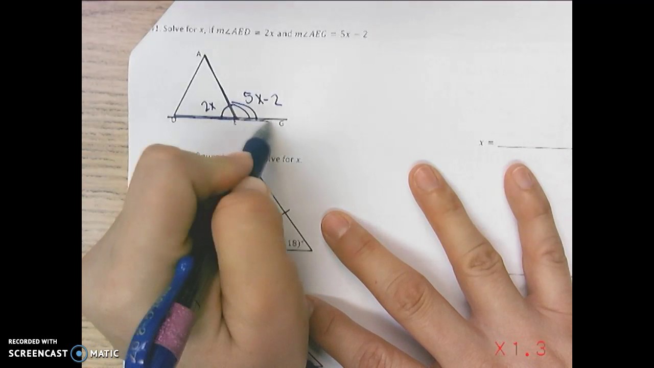 Geometry Fall Final Exam Review Chapter 4 36 47 YouTube