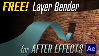 FREE DOWNLOAD - Layer Bender for After Effects (How to Curve Layers in 3D)