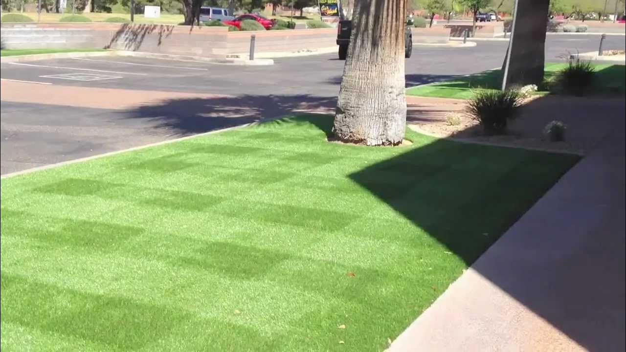 ARTIFICIAL GRASS CHANDLER ARIZONA Unique Turf Mow Lines YouTube
