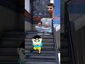 Skibidi Toilet Attack on Shinchan 😰😨 #gta5 #shortsfeed #shorts