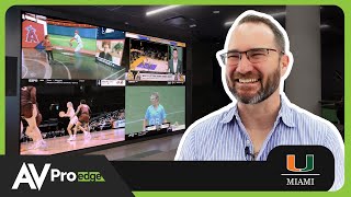 University of Miami's Versatile AV Setup: Unlocking Athlete Entertainment