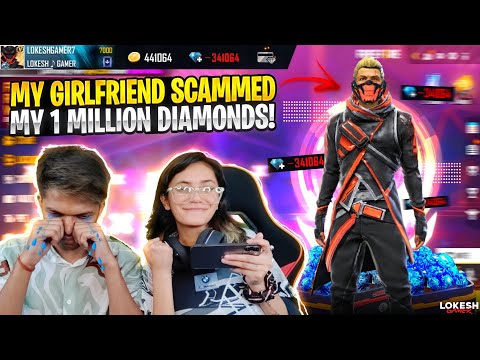 My Girlfriend Scammed My 1.5 Million Diamonds [ I Got Angry 😡😡 ] Garena Free Fire