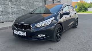 KIA CEE'D, 2012, 1.6 (129 сил), АКПП, черный перламутр, Цена: 1.05 млн.