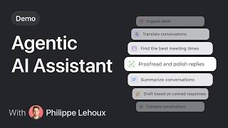 Missive AI assistant: draft replies, search email and calendar, MCP (live demo)