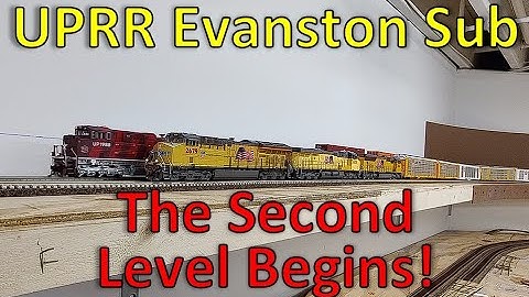 S2022E28 The Second Level Begins!! 07-17 Update Model Train Layout Ops & Realism Union Pacific RR