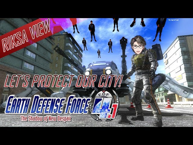 【NIJISANJI ID】WOY,  DI SINI BANYAK SEMUT! (Earth Defence Force 4.1)のサムネイル