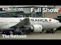 CBC News: The National | Flight diverted to Montreal over Ebola concerns