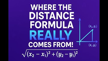 Where the Distance Formula Really Comes From!